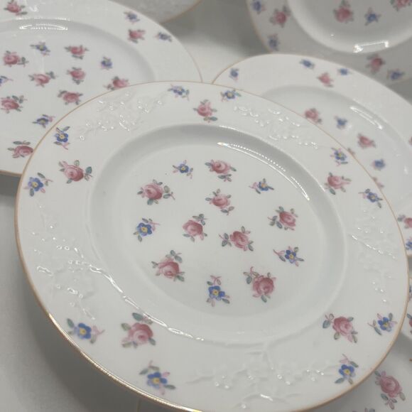 CHARLENE By Copeland Spode, SET OF 7 Bread & Butter Plates, 6.25" RARE! SIGNED!! - Picture 3 of 9